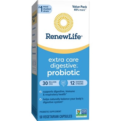 Renew Life Ultimate Flora Probiotic Extra Care 30B 50Ct