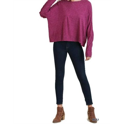 Women's Ruffle Detail Long Sleeve Top - umgee