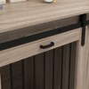 FURNIinspire Pet Crates And Houses Dog Crate Furniture With Removable Divider, Modern Dog Kennel End Table With Storage, Brown, 23.6"*70.9"*34.3" - 2 of 4