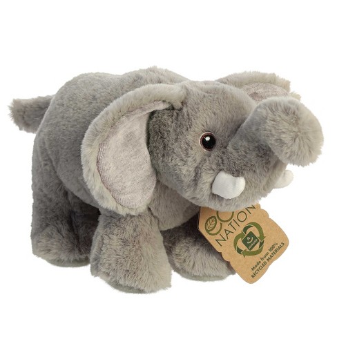 Aurora Medium Elephant Eco Nation Eco friendly Stuffed Animal Gray 10.5 Target