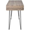 vidaXL Desk with 2 Compartments Gray - 3 of 4