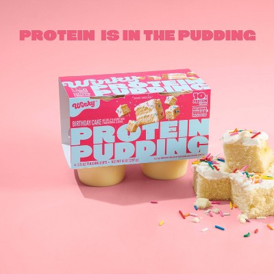 Winky Birthday Cake Protein Pudding - 14oz