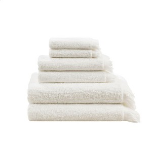 Gracie Mills Janell 6 Piece Terry Cotton Dobby Slub Towel Set - 1 of 4