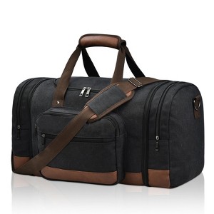 Generic Duffle Bag Canvas Travel Duffel Bags Overnight Weekend Gym - 1 of 4