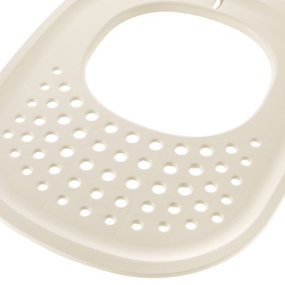 Brown and Off-White Plastic Top Entry Cat Litter Box with Scoop