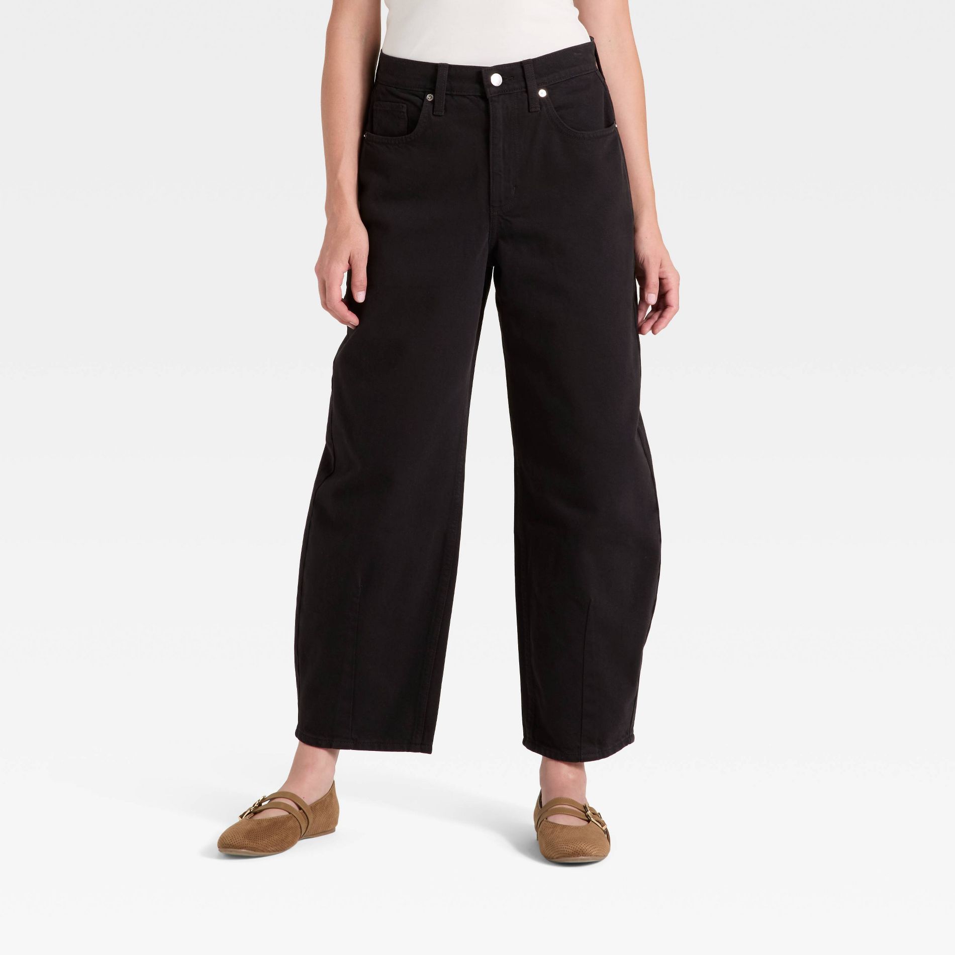 Women's High-Rise Easy Barrel Ankle Jeans - Universal Thread™