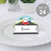 Big Dot of Happiness Cars, Trains, and Airplanes - Transportation Birthday Party Tent Buffet Card - Table Setting Name Place Cards - Set of 24 - 2 of 4