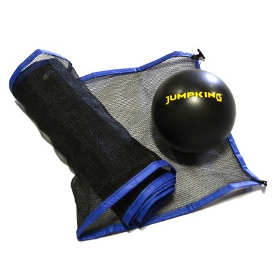 JumpKing ACC-1014RCVBN Volleyball Net & Ball for JumpKing 10 x 14 Foot Rectangular Trampoline