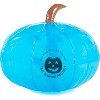 Teal Pumpkin 15" Inflatable Decoration - Blow Up Indoor / Outdoor Jack O Lantern Decor - Official Teal Pumpkin Project Gear - Decorations for Fall - 2 of 4