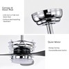 YUHAO 52 Inch Indoor Modern and Contemporary Ceiling Fan with Light and Remote Control - 3 of 4