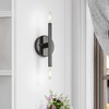 Livex Lighting Copenhagen 2 - Light Wall Light in  Black Chrome - 4 of 4