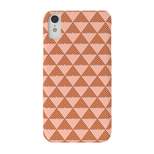 June Journal Triangular Lines in Terracotta Snap iPhone Case - Society6