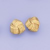 Ross-Simons Italian 14kt Yellow Gold Puffed Knot Clip-On Earrings - 4 of 4