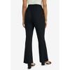 Jessica London Women's Plus Size Knit Crepe Bootcut Pant - 3 of 4