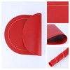 REGALWOVEN Faux Leather Heat Resistant Washable Non-slip Placemat 6 Pcs - 2 of 4