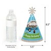 Big Dot of Happiness Happy Camper - Cone Camping Happy Birthday Party Hats for Kids and Adults - Set of 8 (Standard Size) - 3 of 4