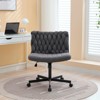 Modern Criss Cross Office Chair - Extra Wide Seat with Adjustable Height - 3 of 4