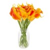 Nature Spring Faux Calla Lily Bundle - 24, Orange - 4 of 4