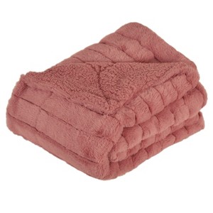Samantha Throw Blanket Pink - Décor Therapy