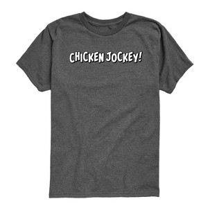 Boys' - Instant Message - Chicken Jockey Gamer Short Sleeve Graphic T-Shirt - 1 of 4
