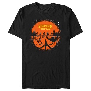 Men's Stranger Things Two Planes Collide T-Shirt - 1 of 4