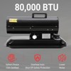 80,000 BTU Forced Air Diesel Heater & Kerosene Heater, Torpedo Space Heater with Thermostat Temperature Control, Portable for Outside, Jobsite - 4 of 4
