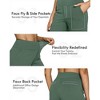 BABYYER Women's Yoga Pants, High-Waist Straight-Leg Work Pants, Wide Leg Casual Sweatpants with Pockets, Breathable and Elastic - 2 of 4