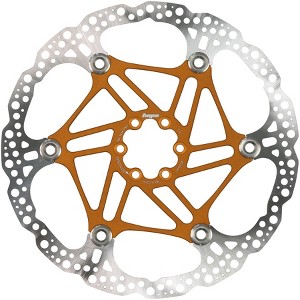 Hope Floating Disc Brake Rotor - 220mm, 6-Bolt, Orange - 1 of 1