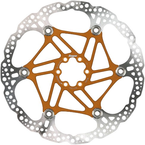 Hope Floating Disc Brake Rotor 220mm 6 bolt Orange Target