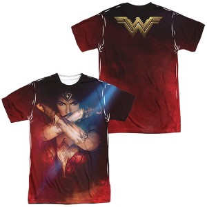 Men's Wonder Woman Movie Arms Crossed (Front Back Print) Short Sleeve Costume T-Shirt - 1 of 4