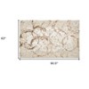 HomeRoots 5' X 8' Beige and Gold Abstract Area Rug - 3 of 4