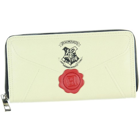 Harry Potter Hogwarts Letter Zip Around Wallet Beige : Target