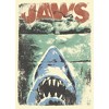 Men's Jaws Distressed Watercolor Poster T-Shirt - 2 of 4