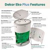 Diaper Dekor Eko Plus Diaper Pail - Gray - image 3 of 4