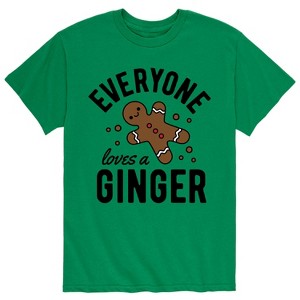 Men's - Instant Message - Everyone Loves Gingerbread Man Short Sleeve Graphic T-Shirt - 1 of 4
