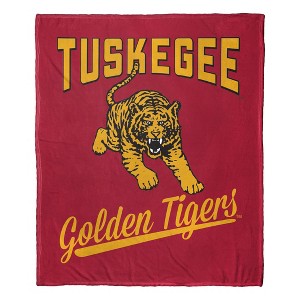 50" x 60" NCAA Tuskegee Golden Tigers Alumni Silk Touch Throw Blanket - 1 of 4