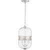 Progress Lighting Cayce 3-Light Pendant, Polished Chrome, Glass Shade - 2 of 4