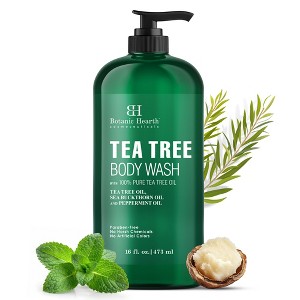Botanic Hearth Tea Tree Body Wash Helps Soothe Itchy, Dry Skin - 16 fl oz - 1 of 4