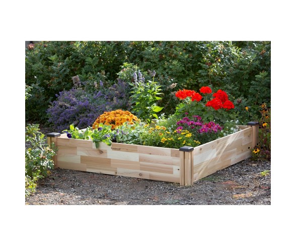 49" x 49" Square Cedar Raised Garden Bed - CedarCraft