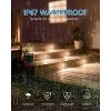 Itopfox Recessed LED Deck Light Kit, 16-Pack 12V Low Voltage Landscape Lighting, IP67 Waterproof Outdoor Step Stair Lights for Garden, Patio, Floor - 2 of 4