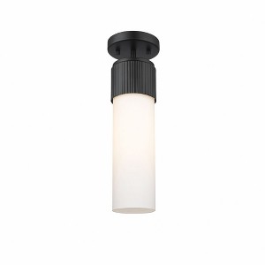Bolivar - 1 Light Flush Mount In Industrial Style-15.25 Inches Tall and 4 Inches Wide - 1 of 1