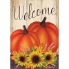 Briarwood Lane Fall House Flag 40x28 For Outdoor Pumpkin Pair Autumn For Fall House Flag - 3 of 4