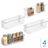 iDesign Adhesive Organizer Bin for Kitchen - Set of 4 - Clear - 2 of 4