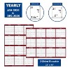 SwiftGlimpse 32"x48" 2026 Wall Calendar Maroon - 2 of 4