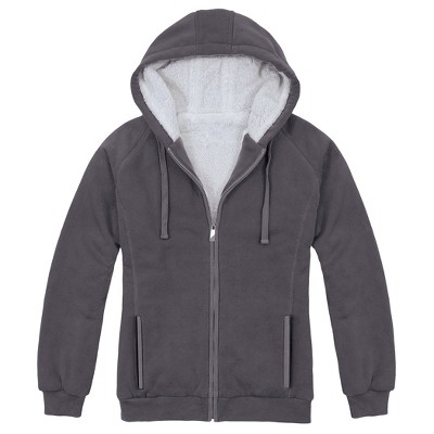 Collections Etc Women's Comfy Fleece Lined Hoodie