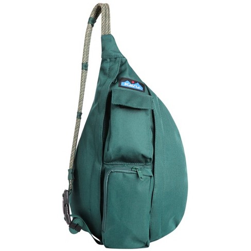 Kavu Mini Rope Sling Bag Polyester Crossbody Backpack - Hemlock
