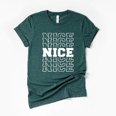 Simply Sage Market Women's Nice Stacked Short Sleeve Graphic Tee