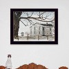 "A Little Snow House" by Billy Jacobs, Ready to Hang Framed Print, Black Frame - 3 of 4