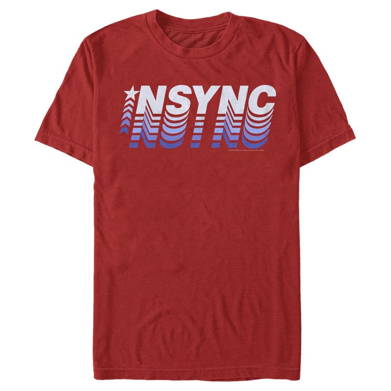 Men's NSYNC Retro Fade T-Shirt, 1 of 5