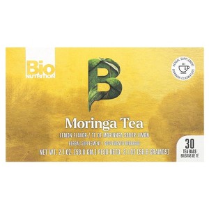 Bio Nutrition Lemon Moringa Tea Bags, 2.1 Ounce - 1 of 3